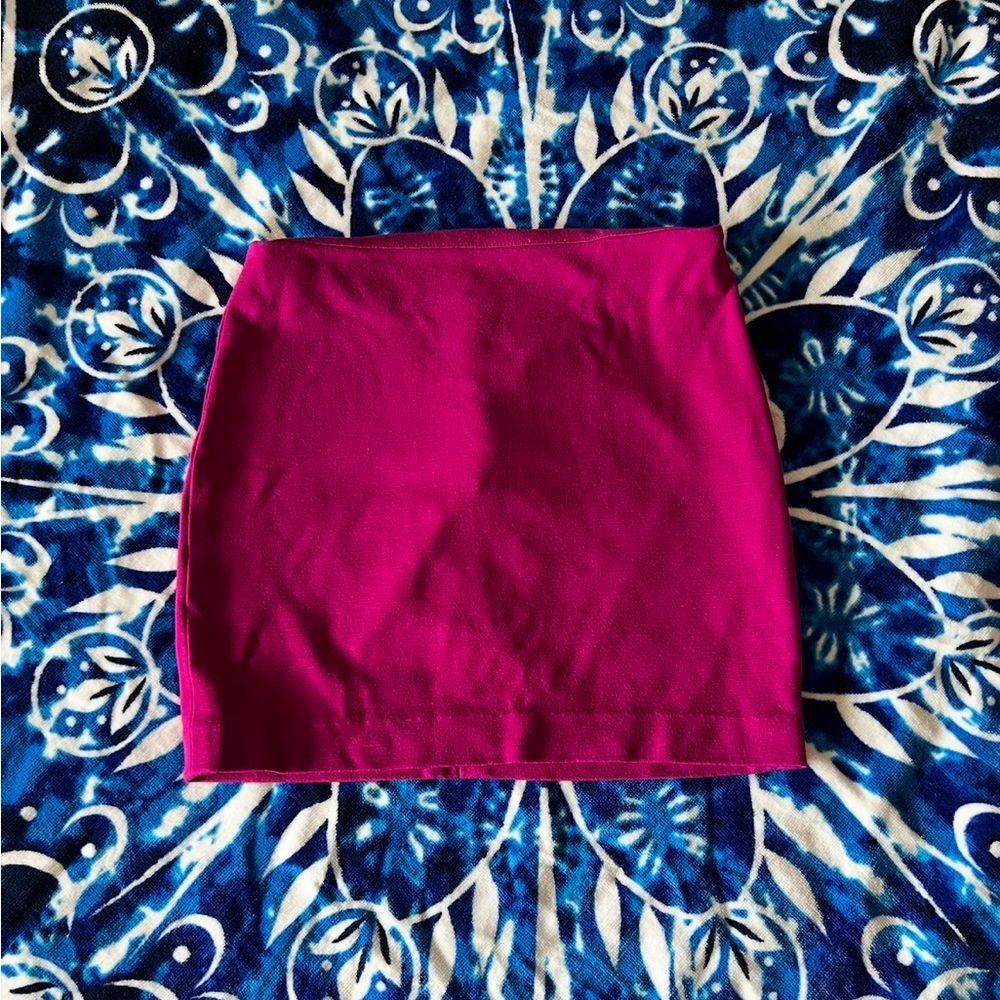 Hot Pink Women's Mini Skirt